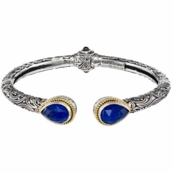 Eve Eden's Garden Drop Bracelet in Sterling silver and 18K Gold details with Gemstones