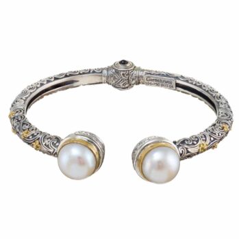 Eden's Garden Pearls bracelet in 18K Gold and Sterling silver