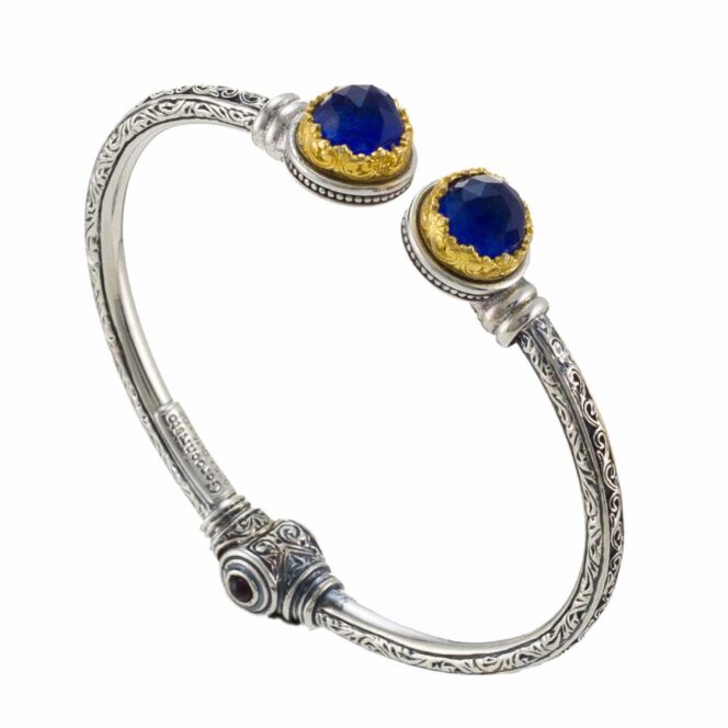 Iris Bracelet in Sterling Silver with Gold Plated parts - Image 3