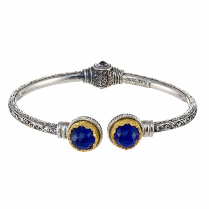 Iris Bracelet in Sterling Silver with Gold Plated parts - Image 2