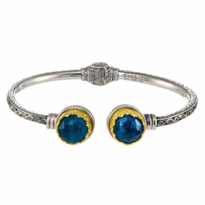 Iris Bracelet in Sterling Silver with Gold Plated parts - Image 2