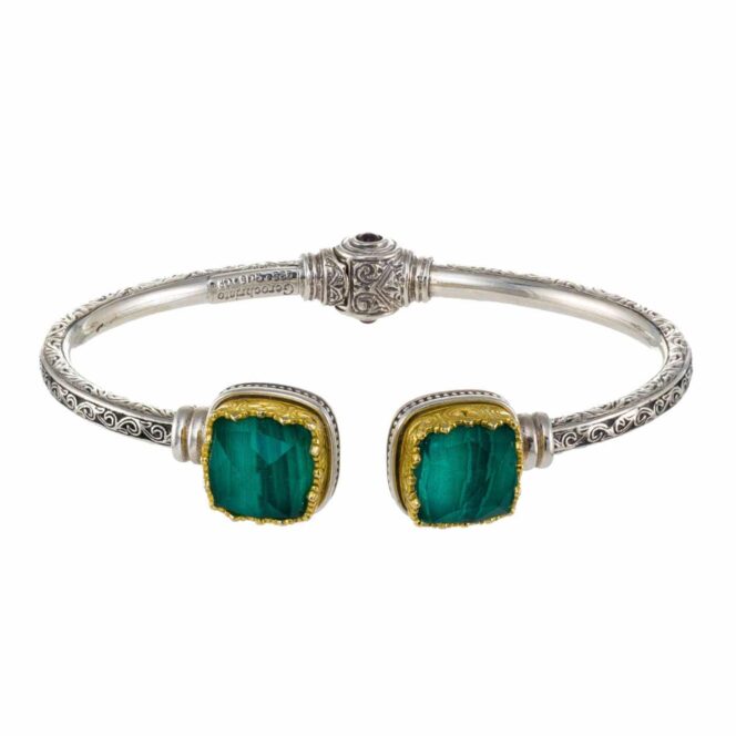 Iris Bracelet in Sterling Silver with Gold Plated parts - Image 2