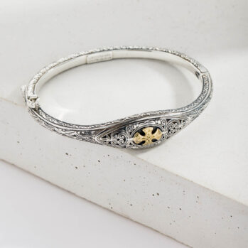Faidra bracelet in 18K Gold and Sterling Silver