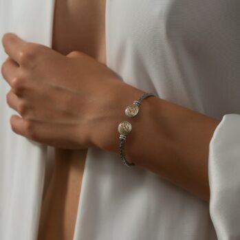 Mediterranean Bracelet in 18K Gold and Sterling Silver