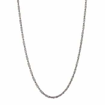 Heavy Double Loop Chain handmade in Sterling Silver