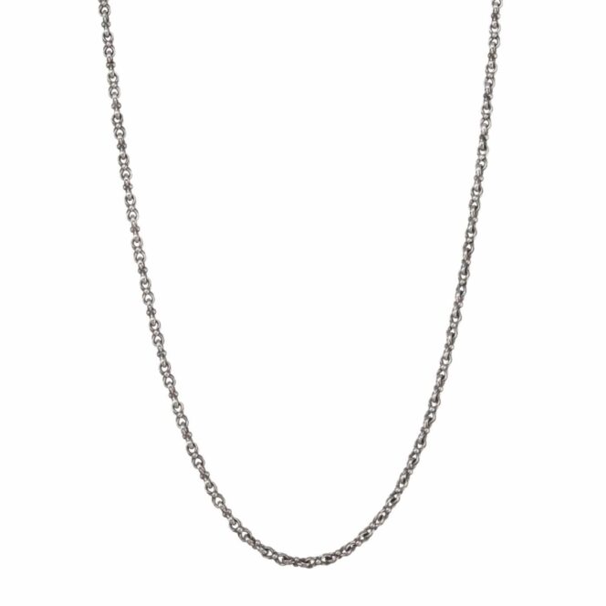 Heavy Double Loop Chain handmade in Sterling Silver