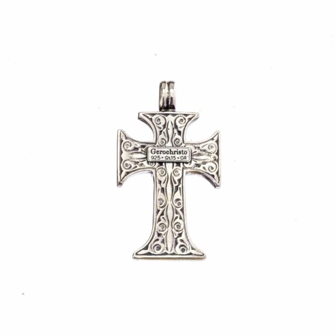Byzantine big Cross in Sterling Silver - Image 2