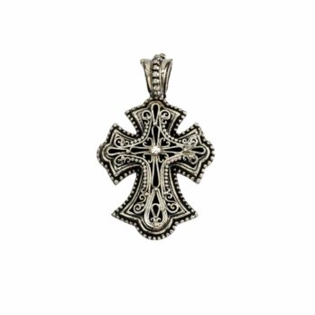 Byzantine Cross in Sterling Silver