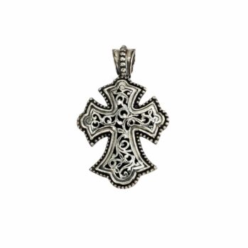 Byzantine Cross in Sterling Silver
