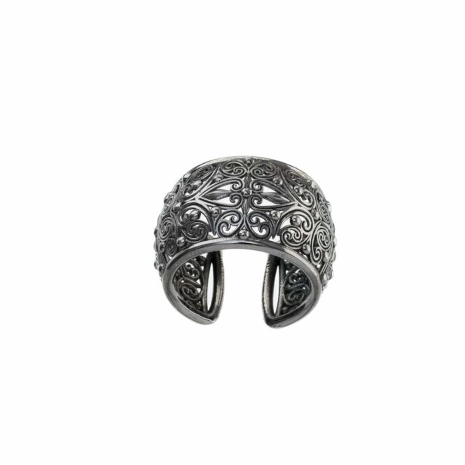 Kallisto Ring in Black plated sterling silver - Image 3