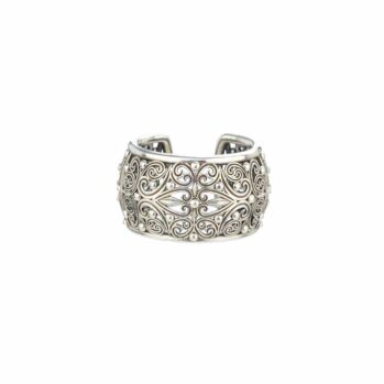 Kallisto Ring in oxidized silver 925