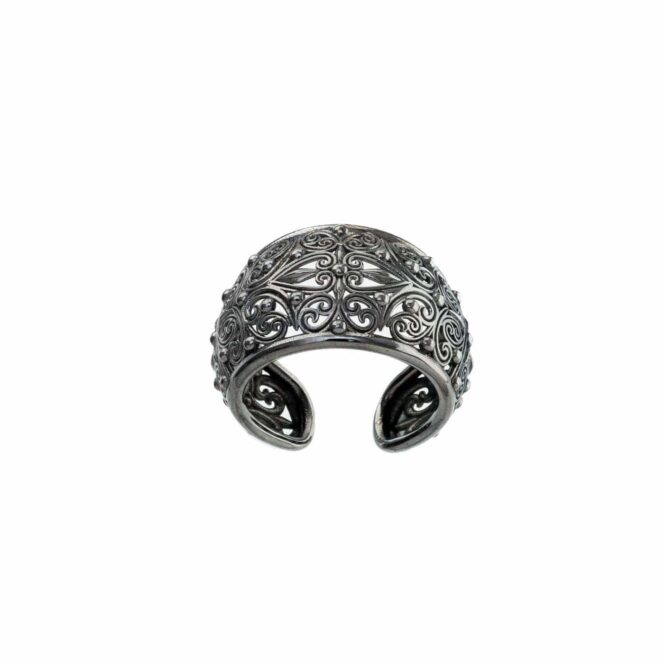 Kallisto Ring in Black plated sterling silver - Image 3