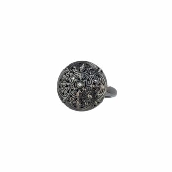 Kallisto Ring in Black plated sterling silver