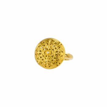 Kallisto Ring in Gold plated sterling silver