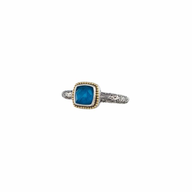Eden's Garden 1 Stone Ring in 18K Gold and Sterling Silver - Image 7