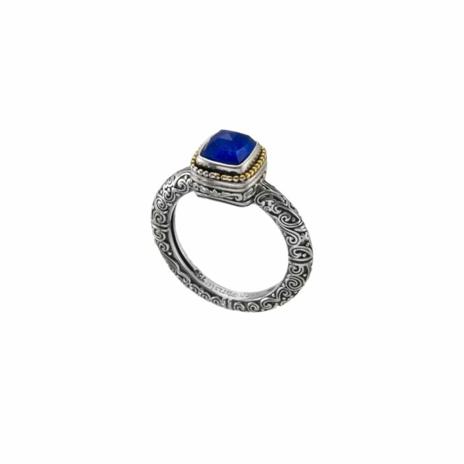 Eden's Garden 1 Stone Ring in 18K Gold and Sterling Silver - Image 3