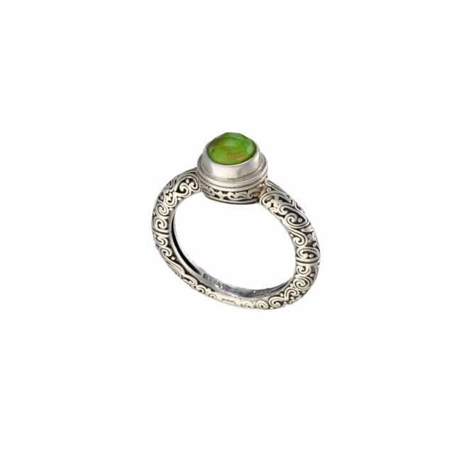 Eden's Garden 1 stone Ring in sterling silver - Image 2