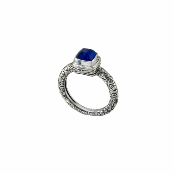 Eden's Garden 1 Stone Ring in sterling silver - Image 3