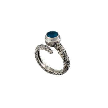 Eden's Garden Ring in sterling silver with Gemstone