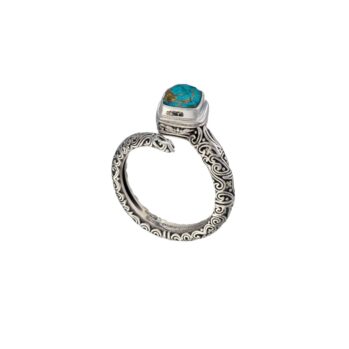 Eden's Garden Ring in sterling silver with Gemstone