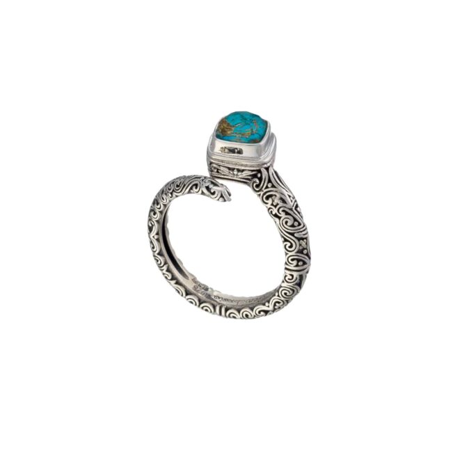 Eden's Garden Ring in sterling silver with Gemstone