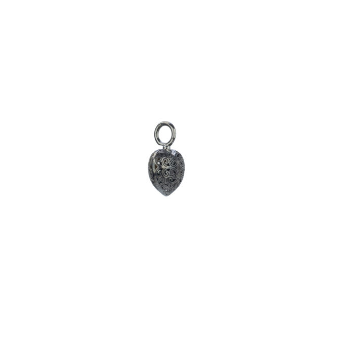Kallisto Heart pendant in black plated silver 925 - Image 3