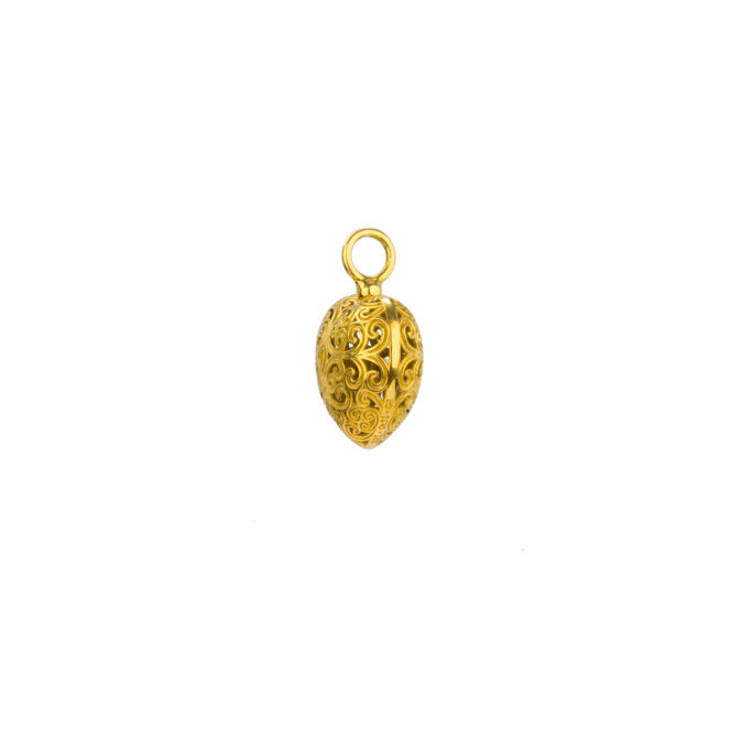 Kallisto Heart pendant in Gold plated silver 925 - Image 3