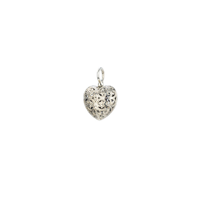 Kallisto Heart pendant in oxidized silver 925 - Image 2