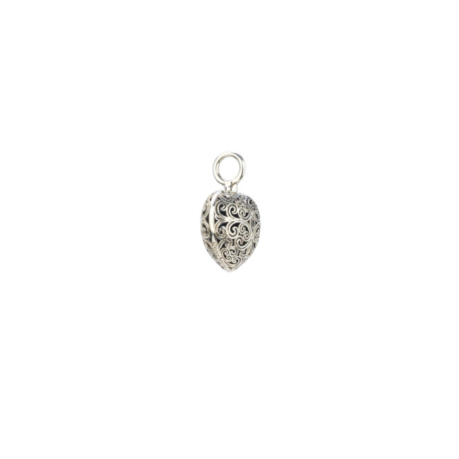 Kallisto Heart pendant in oxidized silver 925 - Image 3