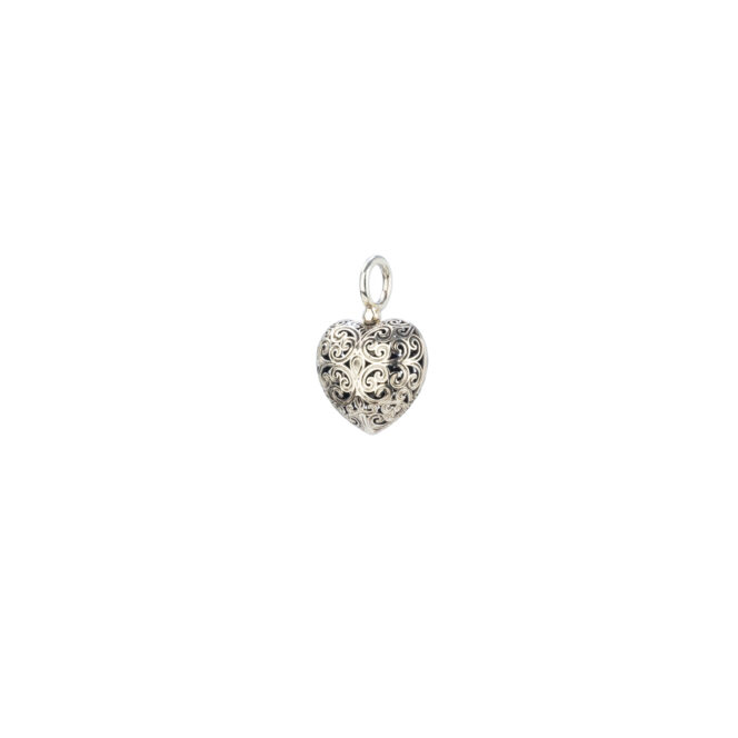 Kallisto Heart pendant in oxidized silver 925 - Image 2