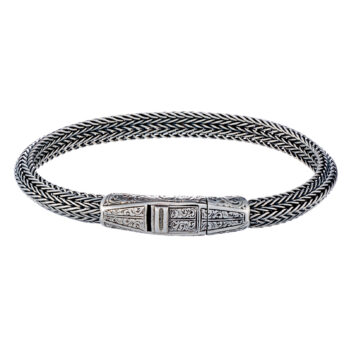 Triangular chain Bracelet in Sterling silver