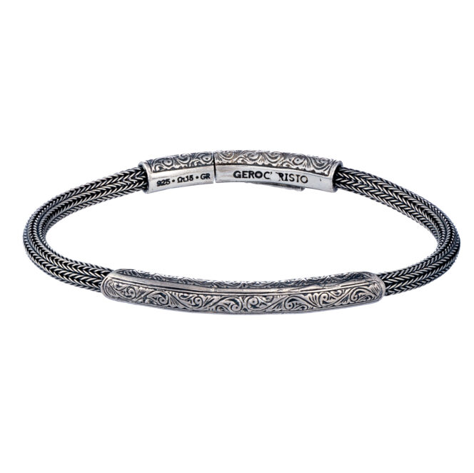Minoas thin Bracelet in Sterling Silver
