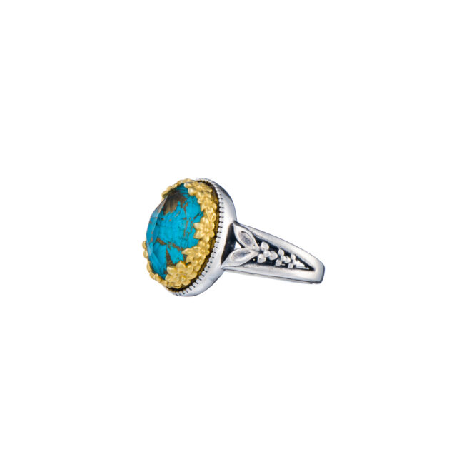 Dione ring in sterling silver with Gold plated parts - Image 2