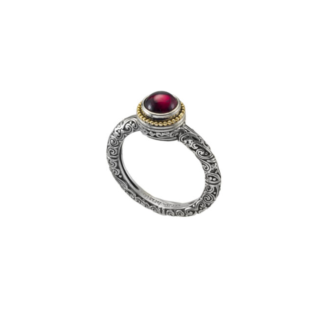 Eden's Garden Ring in 18K Gold and Sterling Silver with Pearl - Image 3