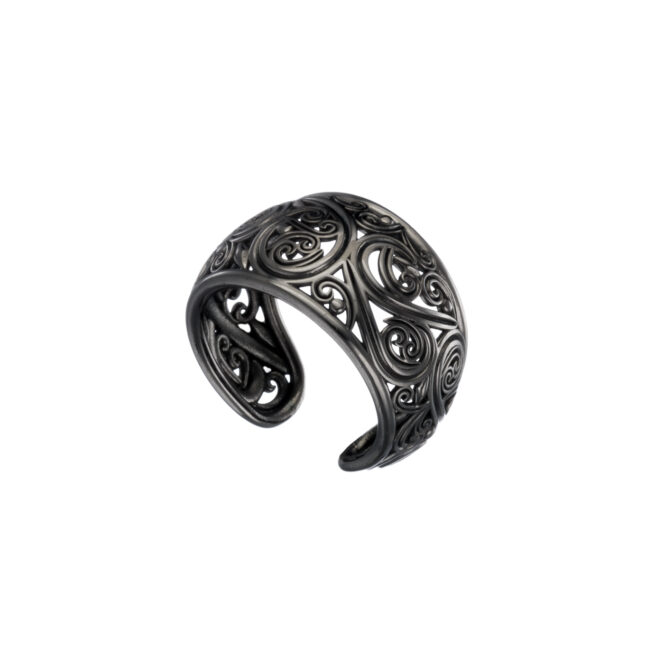 Kallisto Ring in Black plated sterling silver - Image 2