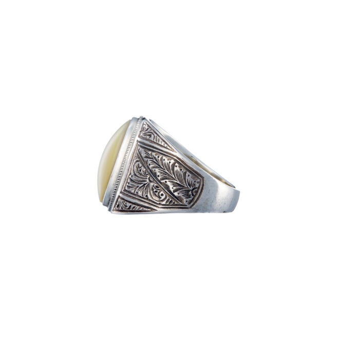 Classic Ring in Sterling Silver with Semi precious stone - Image 8