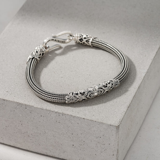 Aretousa Chain Bracelet in Sterling silver