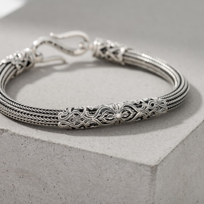 Aretousa Chain Bracelet in Sterling silver - Image 3