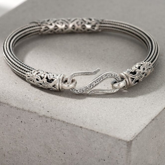 Aretousa Chain Bracelet in Sterling silver - Image 4