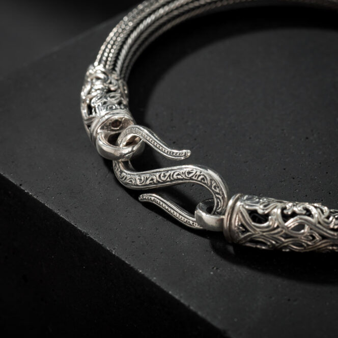Erotokritos Chain Bracelet in Sterling silver - Image 3