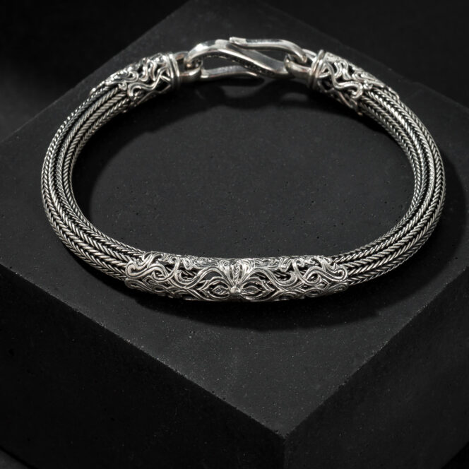 Erotokritos Chain Bracelet in Sterling silver