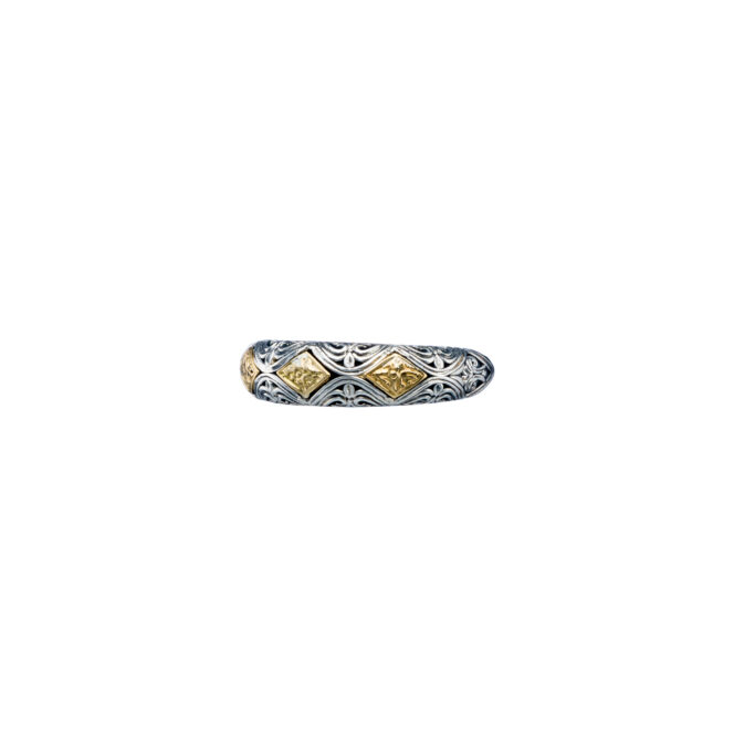 Band Ring in 18K Gold and Sterling Silver - Image 3