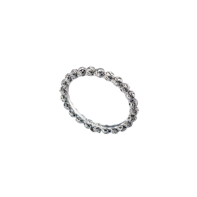 Band ring in Sterling silver - Image 2