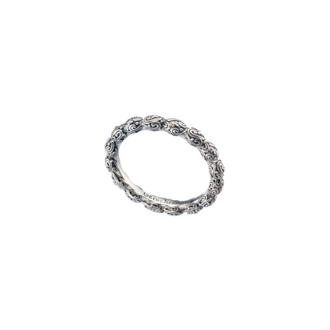 Band ring in Sterling silver - Image 2