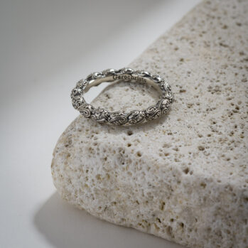Band ring in Sterling silver