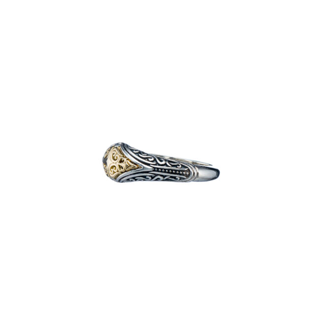 Erotokritos ring in 18K Gold and Sterling Silver - Image 4