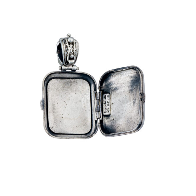 Mediterranean locket in Sterling silver - Image 4