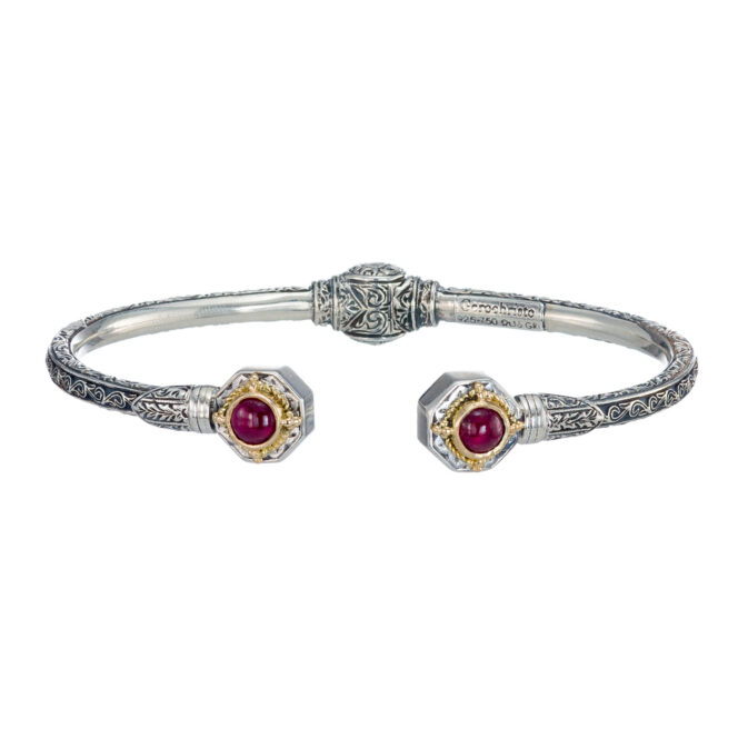 Cyclades Polygon bracelet in 18K Gold and Sterling silver - Image 2