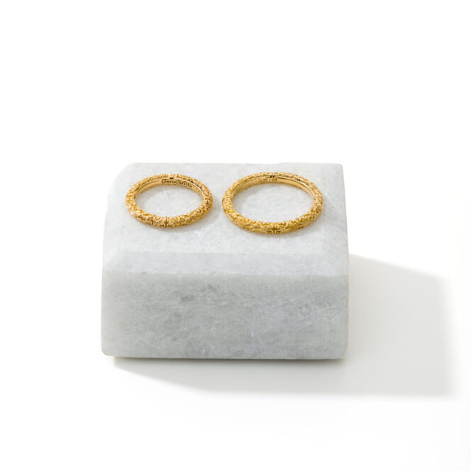 Eden's Garden Band Ring in 18K Solid Yellow Gold - Image 3