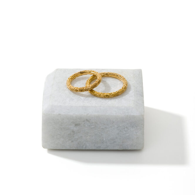 Eden's Garden Band Ring in 18K Solid Yellow Gold - Image 2